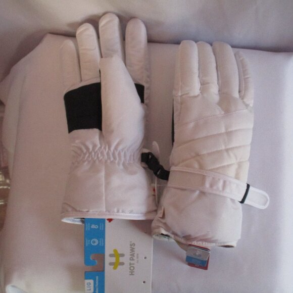 Hot Paws Gloves Large Winter Ski Snowboard Waterproof Insulated Warm Outdoors - Picture 3 of 7